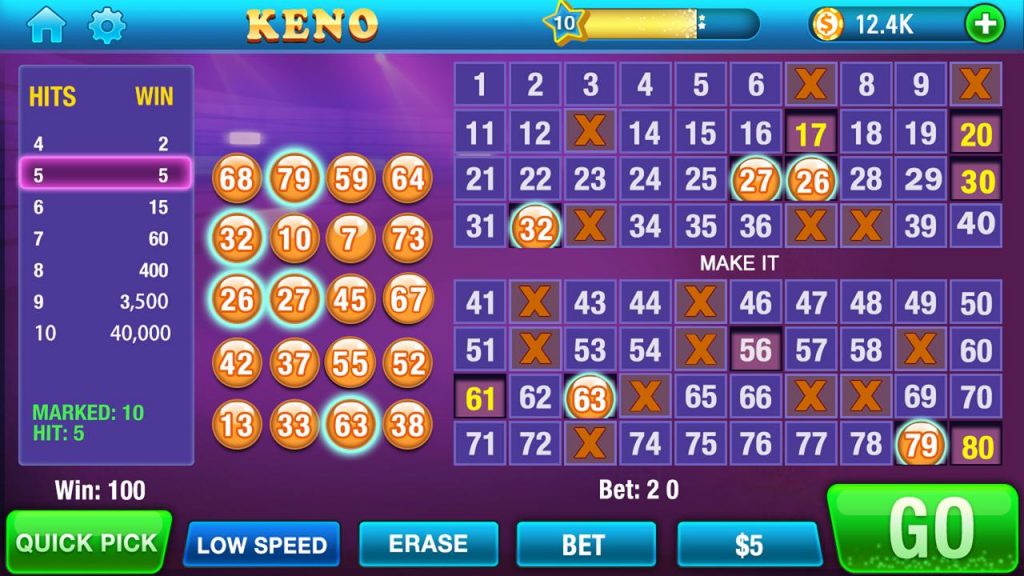 game keno mb66